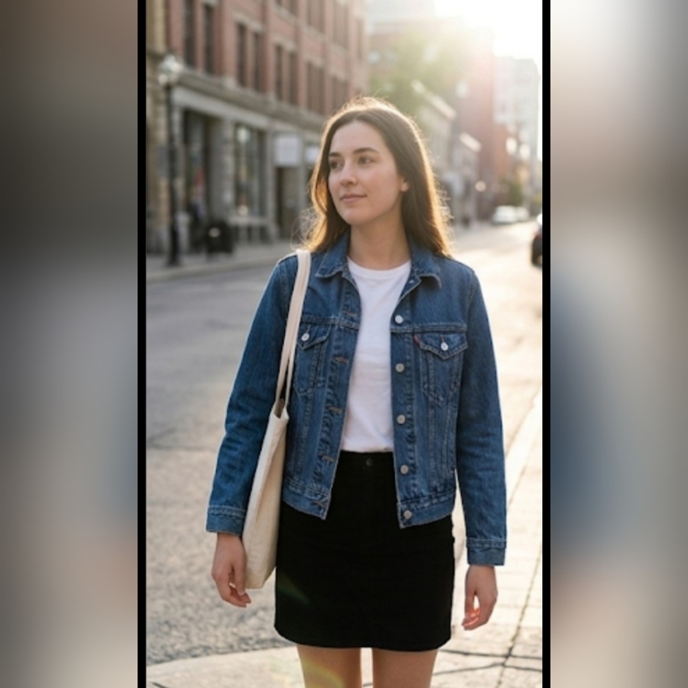 Levi's Classic Indigo Jean Jacket size:S
